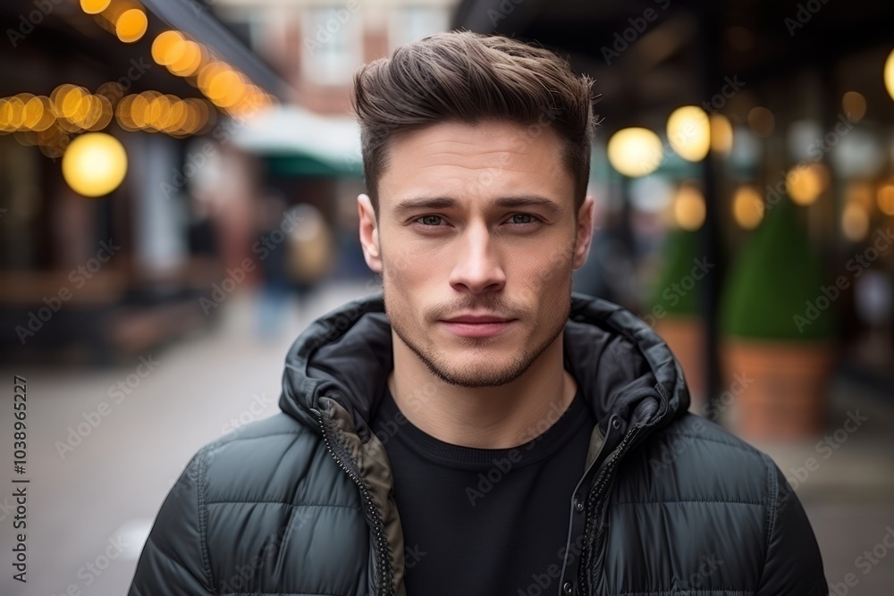 Portrait of a handsome young man in the city. Men's beauty, fashion. Portrait of a handsome young man in the city. Men's beauty, fashion.