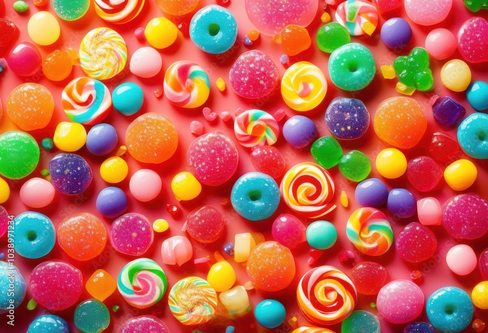 vibrant candy spread across colorful background creating whimsical playful visual delight, rainbow, lgbtq, lgbt, pride, love, equality, sweets, treats vibrant candy spread across colorful background creating whimsical playful visual delight, rainbow, lgbtq, lgbt, pride, love, equality, sweets, treats