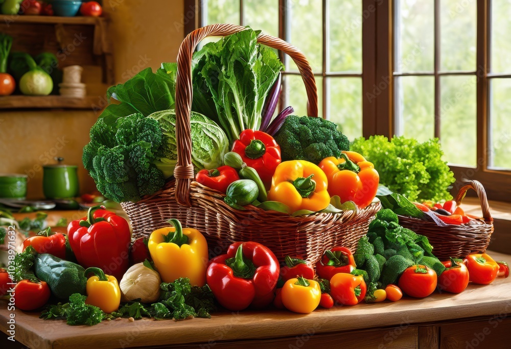 colorful collection fresh vegetables highlighting nutritional benefits dietary value health enthusiasts food lovers, carotenoids, vitamins, minerals, fiber colorful collection fresh vegetables highlighting nutritional benefits dietary value health enthusiasts food lovers, carotenoids, vitamins, minerals, fiber