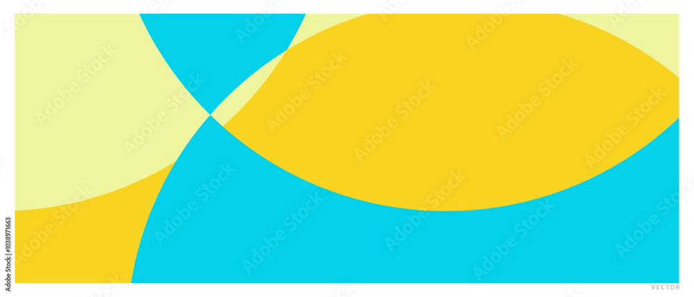 Obraz premium Contemporary Minimal Abstract Shapes for Digital Creations