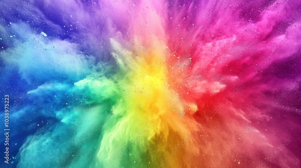 Abstract Rainbow Explosion Abstract Rainbow Explosion