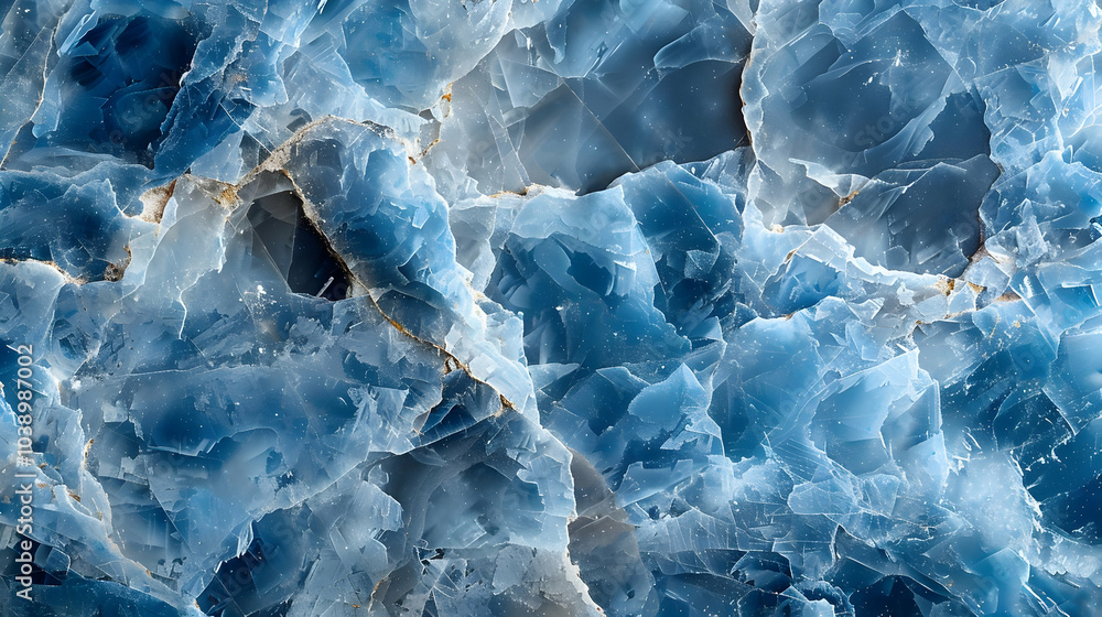 Blue Crystal Abstract Background Blue Crystal Abstract Background