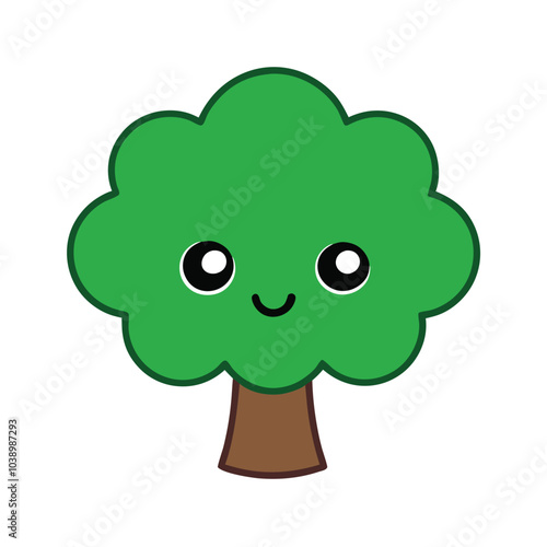 Beautiful natural tree silhouette vector artwork perfect for nature-themed designs, environmental branding, and eco-friendly projects. Ideal for decor, branding, and prints. photo