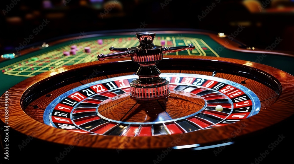 high contrast image of casino roulette in motion high contrast image of casino roulette in motion
