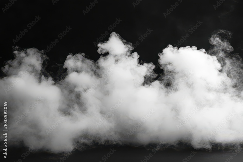 White Smoke in Dark Atmosphere White Smoke in Dark Atmosphere