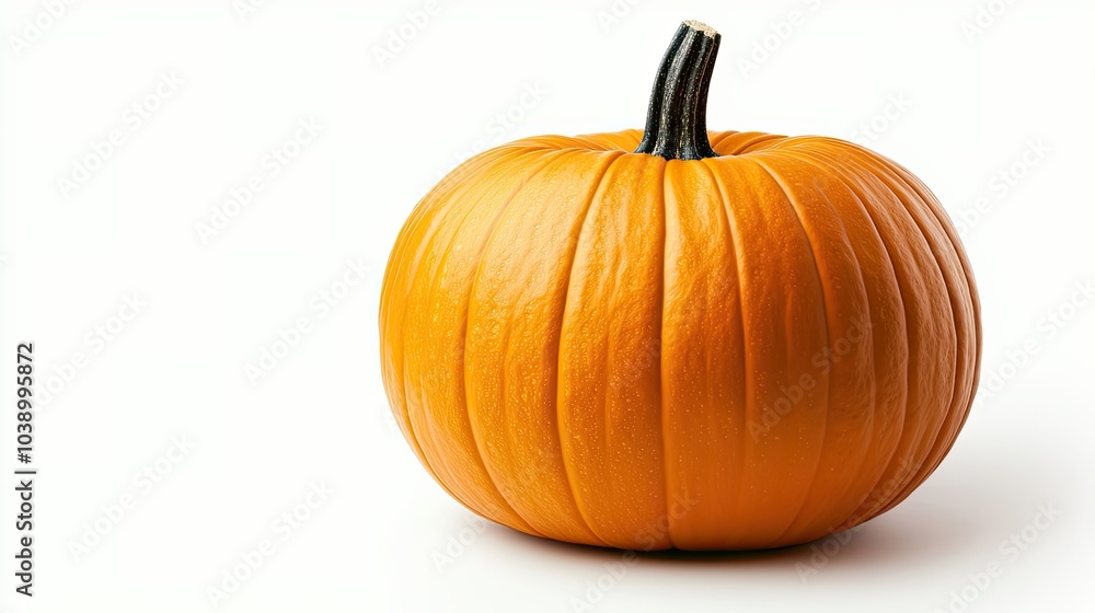 A vibrant orange pumpkin with a textured surface, showcasing its natural curves and deep ridges against a neutral background. A vibrant orange pumpkin with a textured surface, showcasing its natural curves and deep ridges against a neutral background.