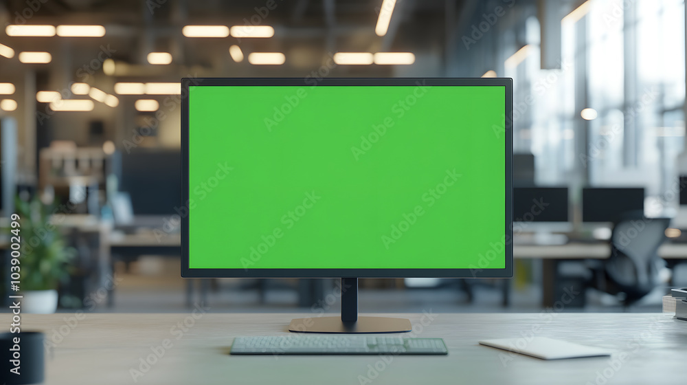 Computer Monitors with Green Screen – Digital Workspace for Video Editing and Graphics Computer Monitors with Green Screen – Digital Workspace for Video Editing and Graphics