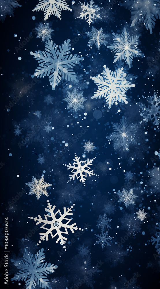 Christmas background with snowflakes Christmas background with snowflakes