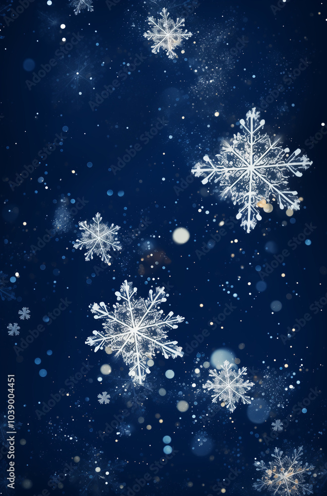 Christmas background with snowflakes Christmas background with snowflakes