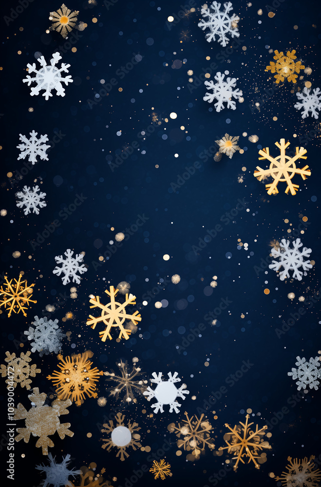 Christmas background with stars and snowflakes. Christmas background with stars and snowflakes.