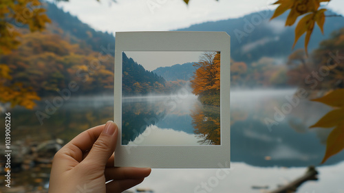 秋の中禅寺湖 photo