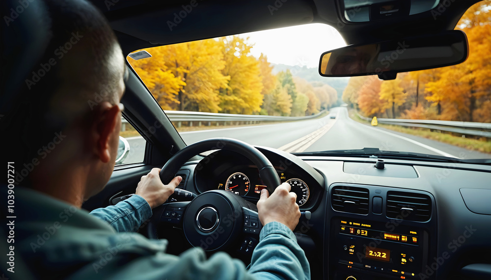 First person view, driving race car, racing, automotive background, auto transport