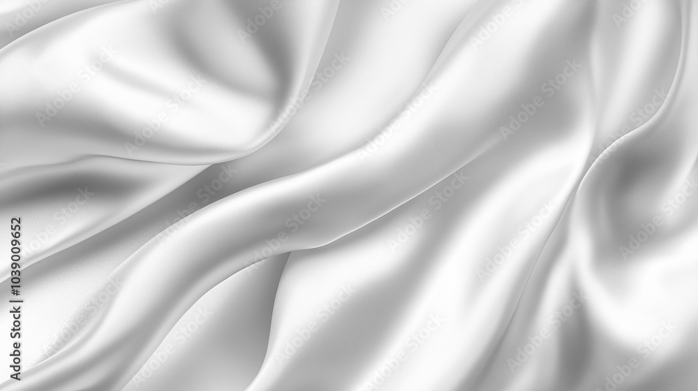 Obraz premium White gray satin texture that is white silver fabric silk panorama background with beautiful soft white pattern natural