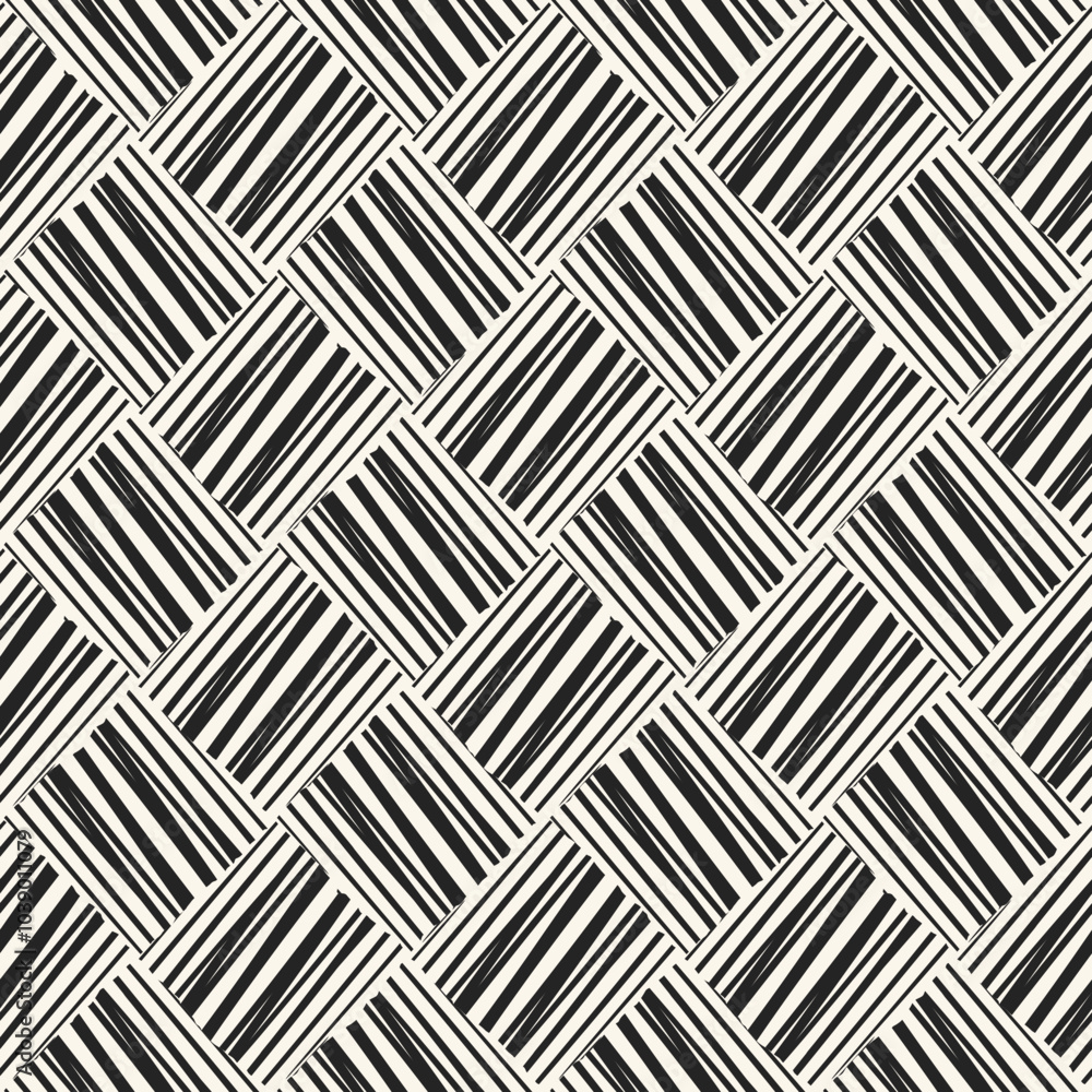 Black And White Grain Tile Check Pattern Black And White Grain Tile Check Pattern