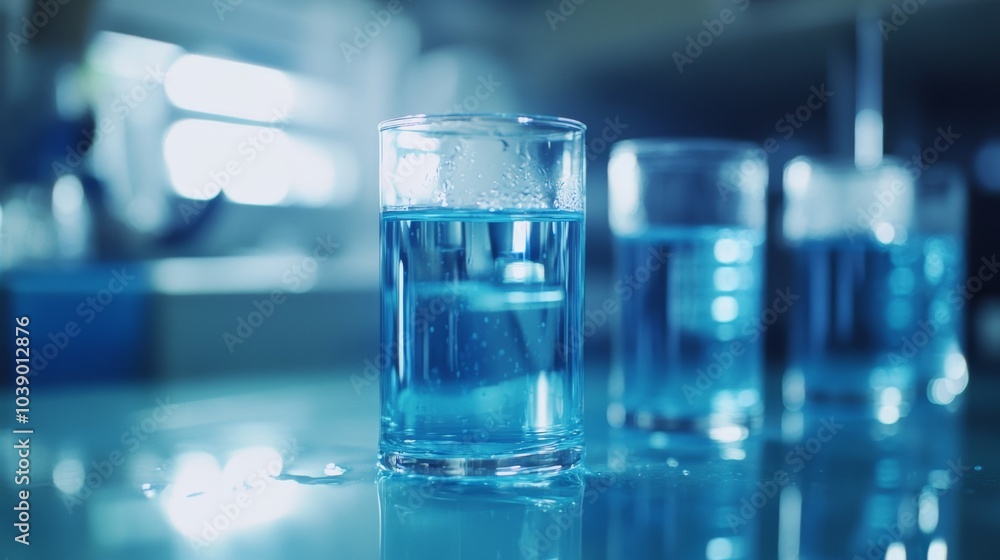Water test. Water probe concept Water test. Water probe concept