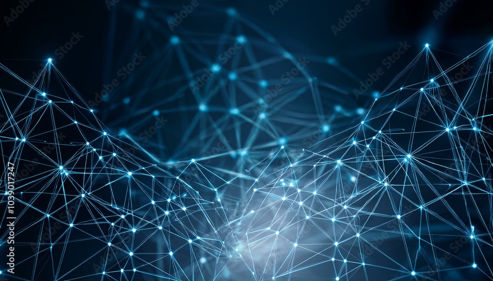 Abstract digital connection dots and lines. Technology background. Network connection structure. Plexus effect. 3d Abstract digital connection dots and lines. Technology background. Network connection structure. Plexus effect. 3d