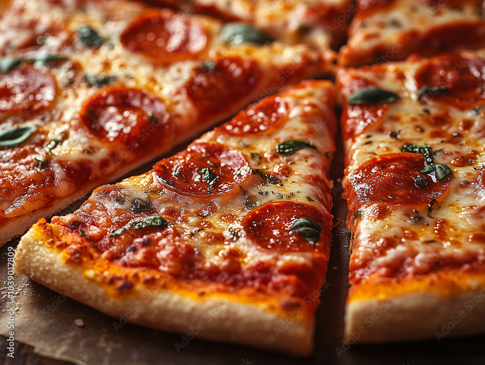 Pizza slices - Generative AI Pizza slices - Generative AI