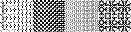 Black and white pattern collection