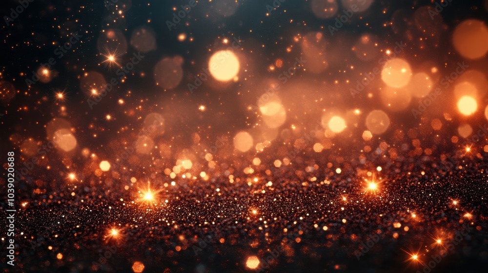 A grunge-style glitter background with bright, abstract lights and stars for a festive feel. AI Generative. A grunge-style glitter background with bright, abstract lights and stars for a festive feel. AI Generative.