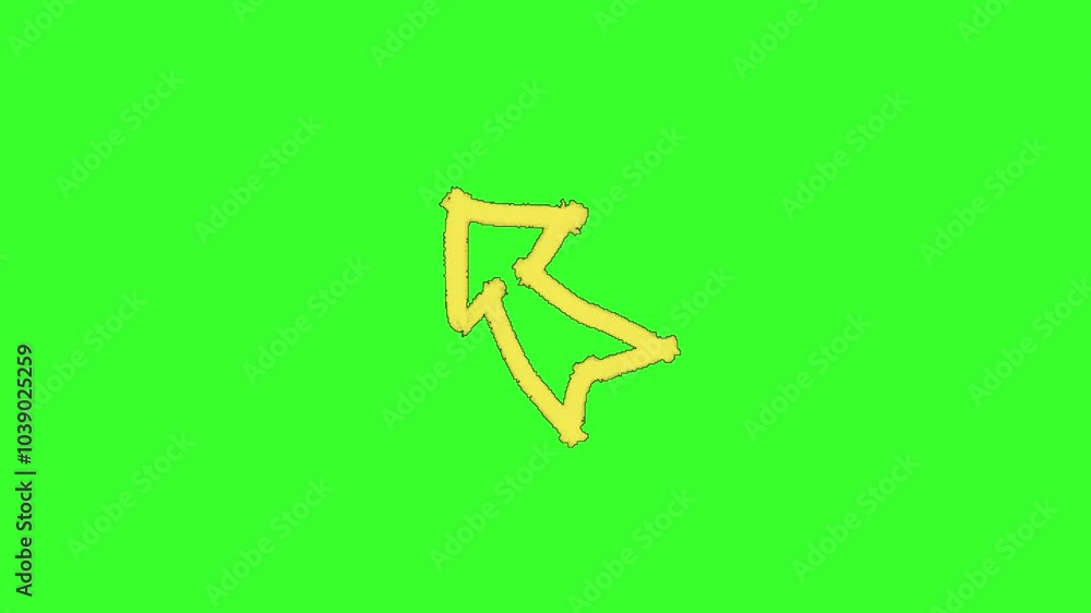 Hand Drawn Doodle Arrows on transparent background with alpha channel.4K Chroma key. Arrows doodle icon animation Hand Drawn Doodle Arrows on transparent background with alpha channel.4K Chroma key. Arrows doodle icon animation
