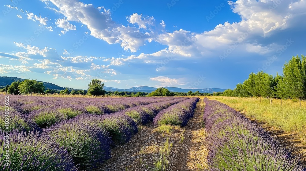 Fototapeta premium Exploring the Beautiful Lavender Fields in Provence, France
