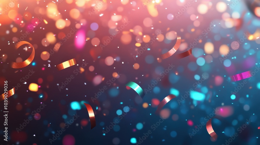 Vibrant Bokeh Lights - Festive Celebration Background Vibrant Bokeh Lights - Festive Celebration Background