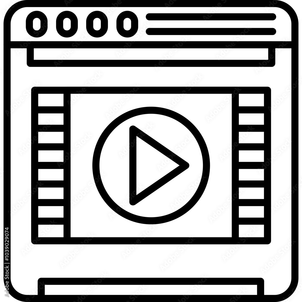 Video Player Icon Video Player Icon