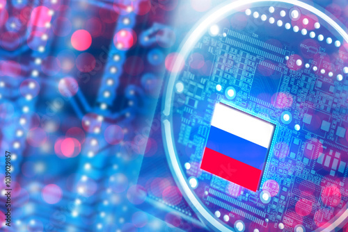 Microprocessor with Russia ...