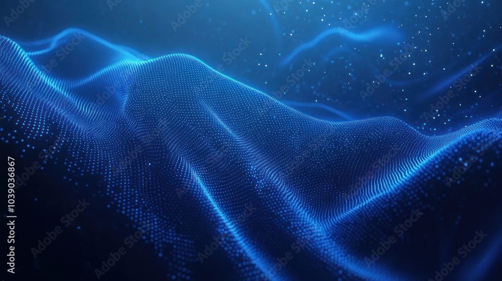 Abstract Blue Wave Abstract Blue Wave