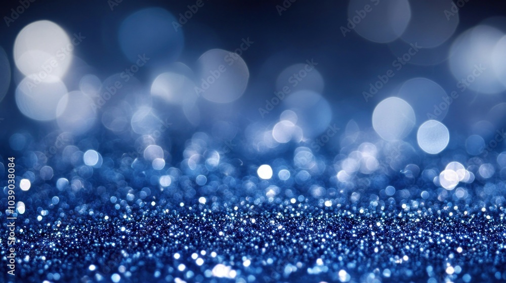 Sparkling Blue Glitter Background Sparkling Blue Glitter Background