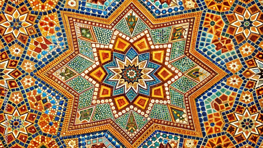 Intricate Geometric Mosaic Intricate Geometric Mosaic