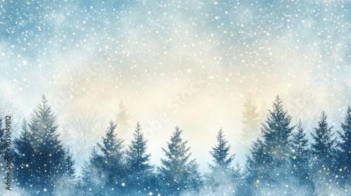 winter forest background