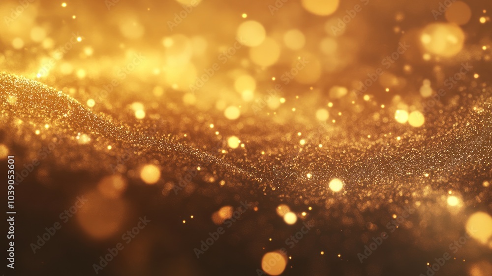 Sparkling Golden Background Sparkling Golden Background