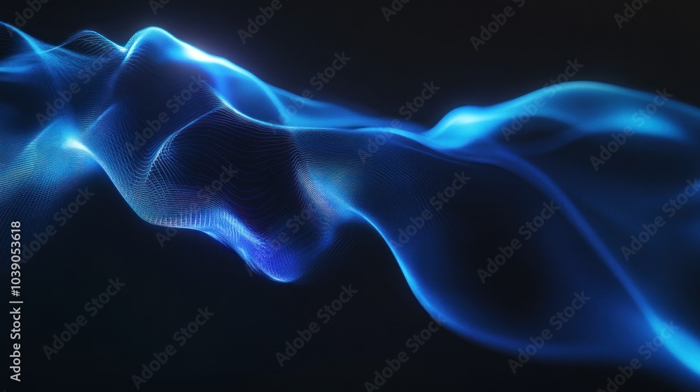 Abstract Blue Wave Abstract Blue Wave