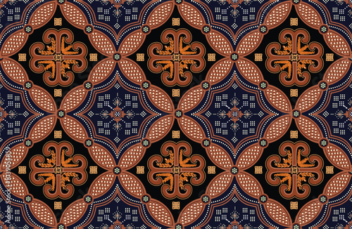 Indonesian batik motifs, Motif development of classic batik motifs. eps 10