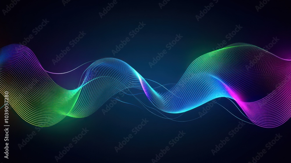 Abstract Colorful Wave Abstract Colorful Wave