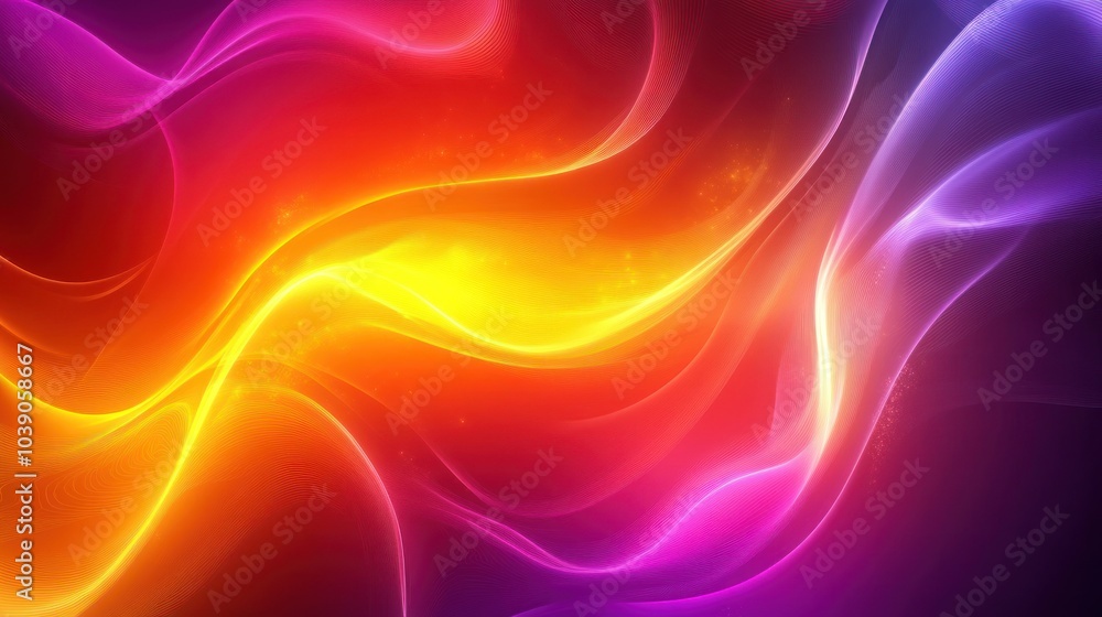 Obraz premium Abstract Colorful Waves