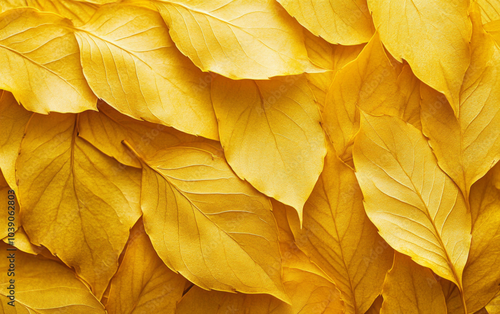 Background with a beautiful pattern of yellow autumn leaves Background with a beautiful pattern of yellow autumn leaves
