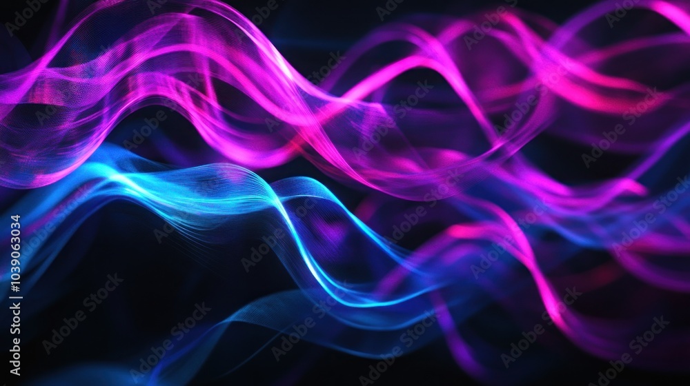 Abstract Neon Waves Abstract Neon Waves