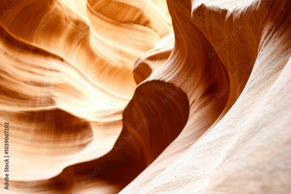 A Close-Up View of the Swirling, Eroded Walls of Antelope Canyon A Close-Up View of the Swirling, Eroded Walls of Antelope Canyon