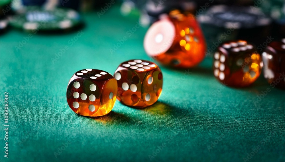 dice on the table