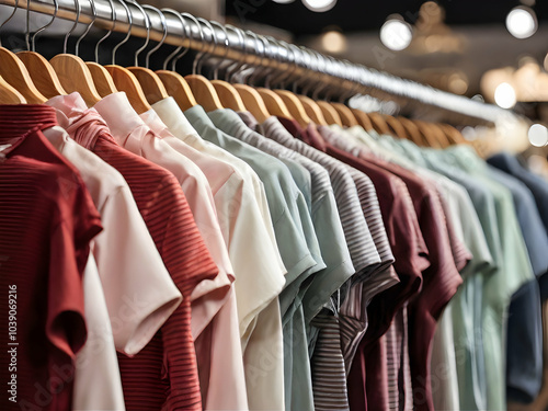 Wallpaper Mural View on the clothing in the store Torontodigital.ca