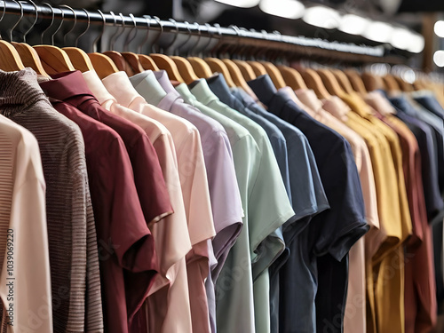 Wallpaper Mural View on the clothing in the store Torontodigital.ca