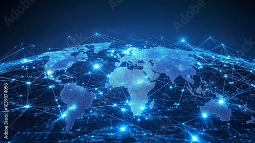 A Digital Representation of the Earth with Interconnected Nodes