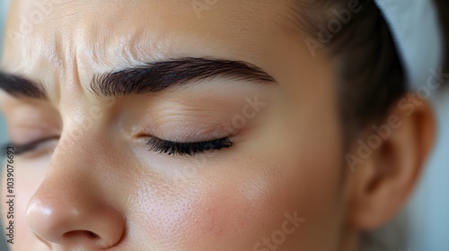 Detailed blog post on Botox's ability to rejuvenate facial skin, highlighting before-and-after images focusing on the reduction of forehead lines and crow's feet photo