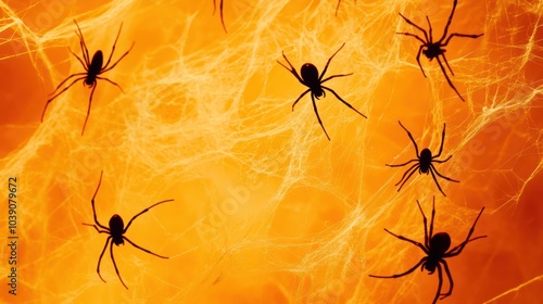 Creepy Halloween Spiders