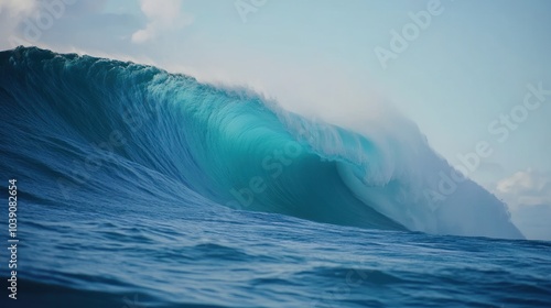 Massive Wave Crashing in the Ocean