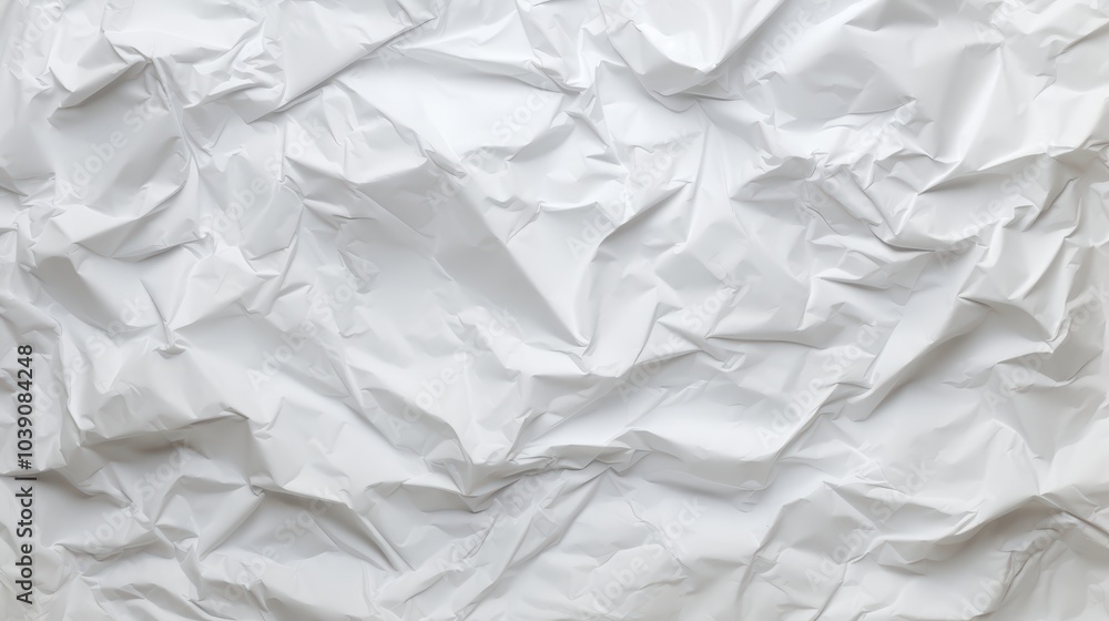 White crumpled paper poster texture perfect for various background design projects White crumpled paper poster texture perfect for various background design projects
