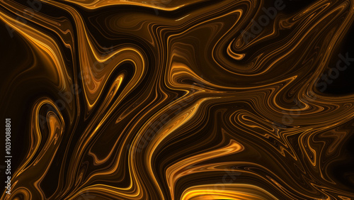 Gold liquid abstract background. 