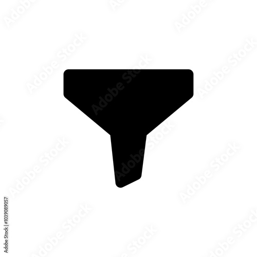 Filter icon, funnel icon symbol